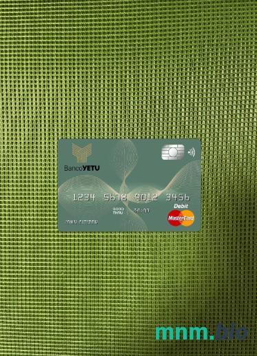 Angola Banco Yetu bank master card wygląd fotograficzny skan PSD + zdjęcie